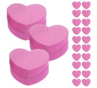 LALADEFIEE Bloc Compact Lime à Ongles en Éponge Rose 100pcs Double Face pour Manucure et Pédicure Limes à Ongles Émeri Lisses et Brillants