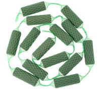 LALADEFIEE Bloc de Mousse Verte de Saucisse, 14 Briques en Spume Absorbant et Retenant L'eau, pour Arrangement Floral et Création D'artisanat Décoratif