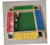 LALADEFIEE Bois avec Plateau Antidérapant pour Joueurs Jeu de Société Éducatif de Chiffres Accessoire Ludique pour Fêtes et Bars Développement Coordination et Intelligence
