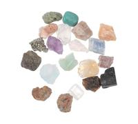 LALADEFIEE Boîte de 20 Spécimens de Minéraux Naturels Kit Éducatif de Géologie pour Garçon et Filles Interactif D’Apprentissage Scientifique et Découverte des Cristaux et