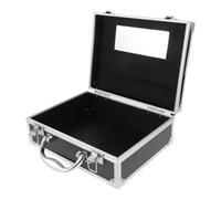 LALADEFIEE Boîte de Rangement pour Accessoires de Magicien, Coque ABS Noire | Coque Rigide Protectrice, Coins Renforcés, Fermeture Sécurisée, Poignée Ergonomique, Intérieur Organisé