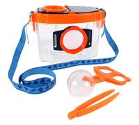 LALADEFIEE Boîte Observation Insectes avec Loupe Kit Éducatif Sciences pour Garçon Fille Exploration Nature Garçons Filles Outil Extérieur