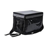 LALADEFIEE Boîte Repas Isotherme 32l Petite Taille Noire, Étanche, Épaisse Et Solide, Support à Emporter pour Livraison Et Transport De Nourriture