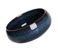 LALADEFIEE Bol à Résidus de Thé Céramique Grand Format pour Nettoyage et Rangement de Service à Thé Design Pratique et Portable Noirs et Aromatiques Usage Salon et Bureau