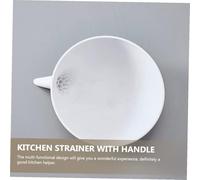 LALADEFIEE Bol Égouttoir Multifonction avec Bec Verseur et Poignées Passoire Cuisine Résistante Plastique pour Légumes Fruits et Nouilles Panier Vidange Polyvalent pour Lavage et Égouttage