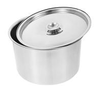 LALADEFIEE Bol Inoxydable Multi-usage avec Couvercle Bol Mélangeur Épais Odeur Récipient Cuisine pour Battre Œufs Pétrir Pâte et Servir Adapté Maison et Restauration