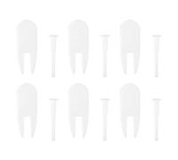 LALADEFIEE Bouchon de Ballon d'exercice en PP, 6 Ensembles Blanc | Butée de Ballon D'exercice en Pp, Précision de Production, Haute Fiabilité, Sandales Femme