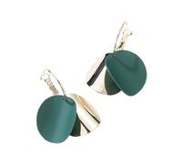 LALADEFIEE Boucles D'oreilles Pendantes Ton Vert Morne, Bijoux D'oreilles Femme, Couleur Verte, Légères, Mode Quotidienne, Fête et Anniversaire, Style Goutte Auriculaire Taille Moyenne