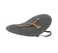 LALADEFIEE Bouclier de Chevalier Garçon Fille Plastique Léger pour Jeu de Rôle et Cosplay Médiéval Accessoire de Déguisement Portable pour Fête et Spectacle Bouclier de Performance Noir avec