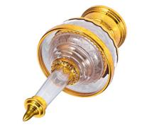 LALADEFIEE Bouteille D'offrande Bouddhiste en Plastique Doré Multifonctionnelle pour Rituel et Usage Domestique, Tasse Décorative Polyvalente pour Famille Croyante