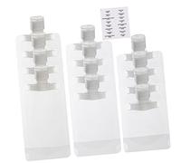 LALADEFIEE Bouteilles De Voyage Cosmétiques 12 Pièces Set Polyvalent Distribution Lotion Portable Pour Voyage Et Soins Personnels Étiquettes Autocollantes