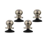 LALADEFIEE Boutons de Jeu pour Téléphone et Tablette 2 Paires, Manette de Jeu Mobile en Silicone Argentée, Boutons Tactiles Sensibles, Accessoires pour Jeux de Tir et Battle Royale,