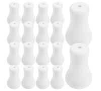LALADEFIEE Boutons de Tirette en Plastique Blanc Accessoires Pratiques et Faciles à Fixer 20pcs pour Stores en Aluminium pour Artisanat de Rideaux et Cordon de Tirage