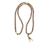 LALADEFIEE Bracelet Perles Bois 108 Pièces Unisexe Naturel Robuste Artisanal Mode Décontractée Accessoire Poignet Quotidien Ethnique