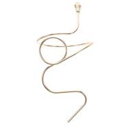 LALADEFIEE Bracelet Serpent Manchette Bras Alliage Doré pour Femmes Accessoire Mode Confortable et Ajustable Bijou Unique pour Sorties et Événements