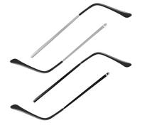 LALADEFIEE Branches de Remplacement pour Lunettes de Soleil 2 Paires en Métal Surface Lisse Adaptées Port Prolongé et Réparation Facile