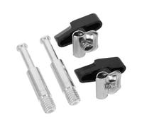 LALADEFIEE Bras de micro avec adaptateur de fixation à vis 3/8 pouce, adaptateur de tête de joint universel, large compatibilité, pour microphone et micros à condensateur sur pied de micro