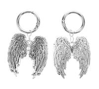 LALADEFIEE Breloques Pendentifs Ailes D’ange pour Bottes Amovibles en Alliage de Zinc, 2 Pièces, Accessoires Décoratifs pour Chaussures Petites, Usage Quotidien et Fêtes