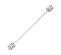 LALADEFIEE Broche de Maintien pour Chemise en Alliage Argenté pour Hommes, Épingle de Cravate Élégante et Classique, pour Présents Fête des Pères et Occasions Formelles