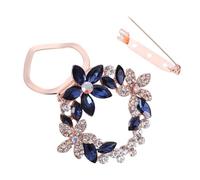 LALADEFIEE Broche Écharpe Vintage Épingle Corsage Femme Anneau Boucle Créatif pour Foulard et Vêtements Accessoire Chic
