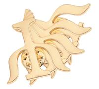 LALADEFIEE Broches de Psychologie en Métal Lot de 4, Épingles à Revers Lettres Grecques, Accessoires Symboliques pour Costume, Paquet et Châles, Présents pour Psychologues et Professionnels