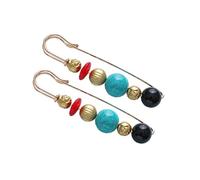 LALADEFIEE Broches Rétro en Alliage 2 Pièces 8 Cm Résistantes à L'usure pour Grosse Écharpe, Accessoire Créatif et Élégant Fête Fête des Mères Plusieurs styles