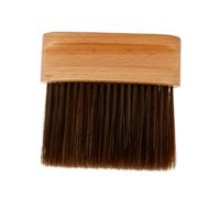 LALADEFIEE Brosse de Nettoyage Style Classique et Simple pour Cheveux et Barbe Nettoyage Après Rasage en Bois Poils en Nylon, Brosse Professionnelle pour Barbier
