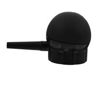 LALADEFIEE Buse Applicateur Spray Noir pour Fibres Capillaires, Plastique et Silicone, Application Précise pour Couvrir Racines, Ligne Frontale des Cheveux