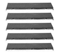 LALADEFIEE Cache-poussière PC 5 pièces avec Mousse hexagonale Alliage Noir pour Baie Lecteur Optique de Tour Ordinateur, compatibilité étendue