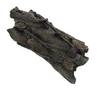 LALADEFIEE Cachette Sécurisé de Tronc d'arbre et Reptiles Creux pour Abri Multi-espèces pour Aquarium Terrarium, pour Tortues et Crabes Ermite