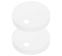 LALADEFIEE Capuchons Blancs pour Boulons de Toilette, 1 Paire, Cache-Vis Décoratif en Plastique, Fixation Abattant Wc, Accessoire Pratique pour Rénovation et Entretien Wc