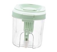 LALADEFIEE Carafe à Eau Froide avec Robinet Capacité Importante pour Réfrigérateur Infuseur à Fruits Distributeur Multi-boissons pour Maison et Bar Vert