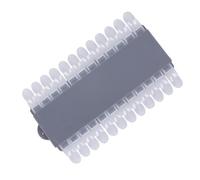 LALADEFIEE Carte de Distinction des Couleurs Nuancier Détachable Multi-couleurs pour Manucure 2pcs en Plastique pour Salon de Beauté et Boutique Onglerie