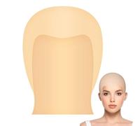 LALADEFIEE Casquette Chauve Latex pour Maquillage Accessoire Costume Moine Bonnet Perruque Tête Chauve Unisexe Unique pour Halloween et Cosplay