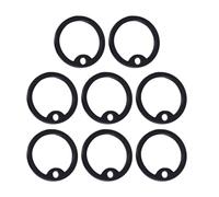 LALADEFIEE Cercle du Silence des Chiens en Silicone, Lot de 12, réduction de Bruit, Ajustement serré, Compatible avec plaques d'identification pour Animaux, Accessoires pour