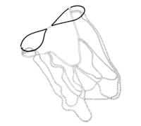 LALADEFIEE Chaîne de Jambe Femme Multi Couches de pour Club et Plage Accessoire Mode pour et Festivals