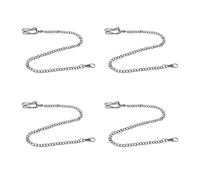 LALADEFIEE Chaînes de Montre de Poche Faciles à Utiliser en Alliage Lot de 4 Style Rétro Décorations de Poche et Finition Soignée pour Ceinture de Pantalon