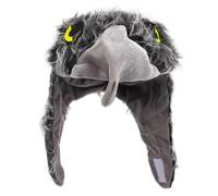 LALADEFIEE Chapeau de Fête en Peluche à Motif Aigle Accessoire de Déguisement Coloré pour Carnaval Ornement Original pour Soirées Costumées et Photos Amusantes