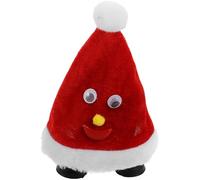 LALADEFIEE Chapeau de Père Noël Ambulant sans Pile Petit de Marche de Noël pour Garçon et Filles Décoration Festive Originale Amusant et Interactif