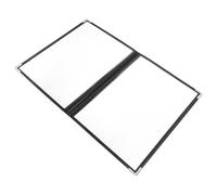 LALADEFIEE Classeur Menu de Cuisine Transparent PVC Porte-menu Portable Facile à Nettoyer Pochette Organiseur pour Restaurants et Planners Personnels