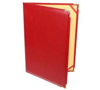 LALADEFIEE Classeur Rouge Pratique pour Bureau en Papier et Fer, Organise Documents et Stylos, pour Notes Professionnelles et Classeurs Scolaires