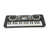 LALADEFIEE Clavier de Piano Électronique Touches pour Garçon Fille Éducatif Portable Améliore Coordination Main-œil et Audition Fonction Multi-Jeux sans Pile Incluse Adapté Couleur Aléatoire