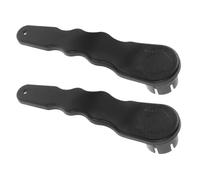 LALADEFIEE Clé à Valve de Kayak Noire en Plastique 2pcs, Outil Multifonction pour Entretien Quotidien et Réparation de Fuites sur Bateaux Gonflables et Planches à Pagaie
