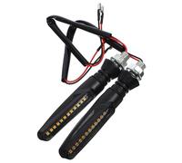 LALADEFIEE Clignotants Plastique Solide LED Dynamiques pour Moto et Véhicule Électrique, Installation Facile 1 Paire, Compatible Toutes Saisons