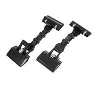 LALADEFIEE Clip d'image de planches à dessin double clamp 2 pièces rotative pince en fer ajustable pour dessin et accessoires 7.09X2.76X1.97In