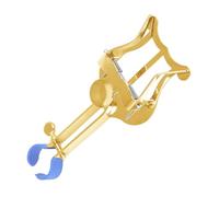 LALADEFIEE Clips de Partition de Trompette Pratique Support de Partition Portable Pince à Lyre de Marche Action à Ressort Solide Protection Antidérapante Facile à Utiliser pour Musiciens