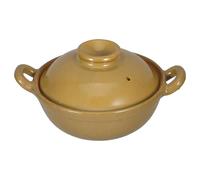LALADEFIEE Cocotte en Argile Traditionnelle 500 Ml Poignée Simple, Pot à Ragoût Petite Taille pour Cuisson Mijotée, Marmite Multifonctionnelle en Terre Cuite Cuisine Maison