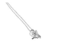 LALADEFIEE Collier Patins à Glace pour Femme avec Pendentif Hockey Chaîne Alliage Bijoux de Sport pour Patinage et Hockey
