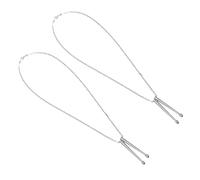 LALADEFIEE Collier Pendentif Baguette de Tambour en Alliage 2 Pièces Collier pour Fille Ornement Décoratif Suspendu au Cou Bijou Créatif pour Fêtes Bars et Soirées