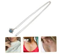 LALADEFIEE Collier Pendentif Diffuseur Huiles Essentielles Pierre de Lave Aromathérapie Pratique pour Femmes Cadeau Élégant Couleur Aléatoire Couleur Aléatoire